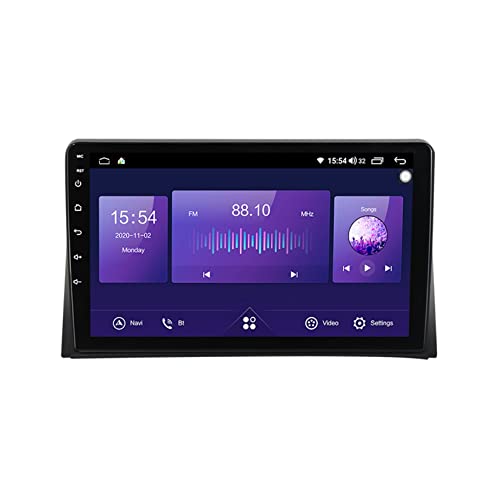 Autoradio-Stereo-GPS-Navigation für Multivan 2003–2015, Plug-and-Play, 9-Zoll-Touch-Display, Android 11, unterstützt Lenkradsteuerung, Bluetooth-Freisprechfunktion, integriertes CarPlay
