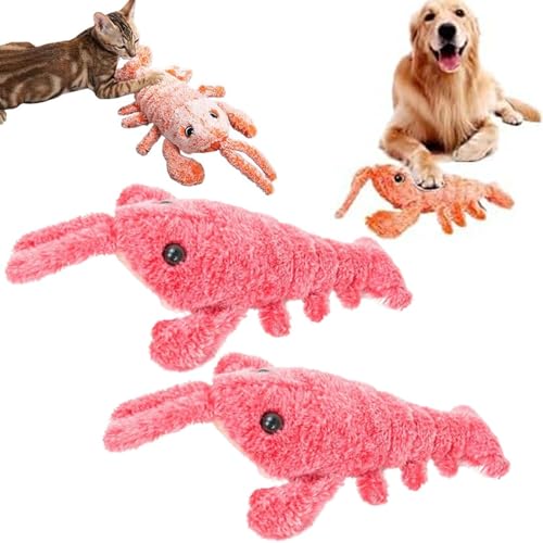 Furry Fellow Dog Toy Lobster, Lobby Interactive Dog Toy Lobster, Wiggly Lobster Dog Toy, Lobster Dog Toy,Floppy Lobster Interactive Dog Toy,Wiggle Lobster Dog Toy,Lobster Toy,Lobster Toys (2PCS-C)