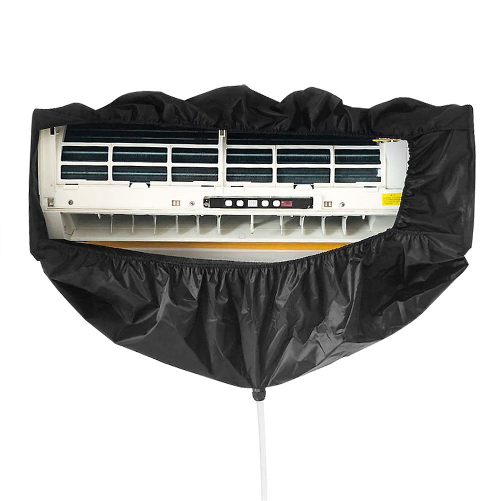 bizofft Klimaanlagen-Waschabdeckung, weit verbreiteter Klimaanlagen-Reinigungsbeutel hochelastisch für wandmontierte Klimaanlagen