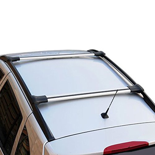 OMAC Dachträger Gepäckträger kompatibel mit VW Transporter T5 Multivan 2003-2015 Aluminium Grau
