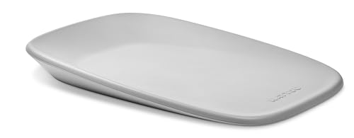 Nattou Wickelmatte aus weichem PU-Schaum, Abwaschbare Wickelauflage, Ca. 50 x 70 cm, Softy, Grau