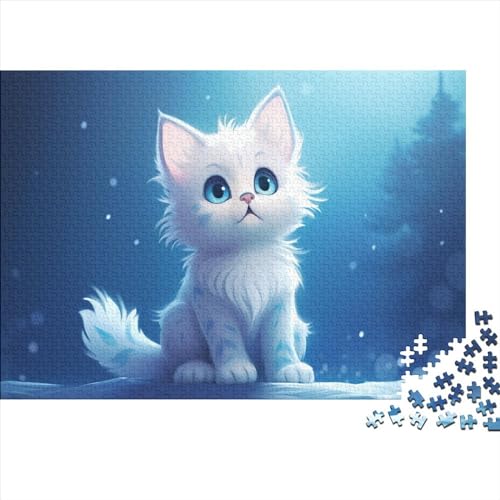Puzzle, 1000 Puzzleteile Im Adventskalender 2023, Geschenke Für Jungen, Mädchen, Familie Und Freunde Zu Weihnachten(Cartoon Cat)
