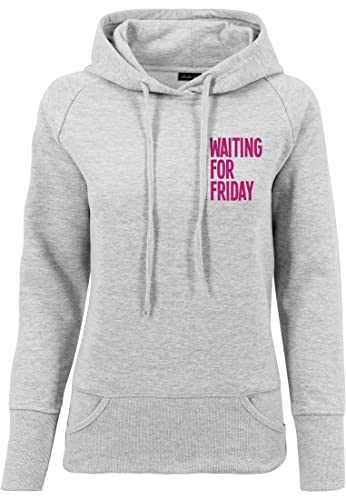 MisterTee Kapuzenpullover "Damen Ladies Waiting For Friday Hoody", (1 tlg.)