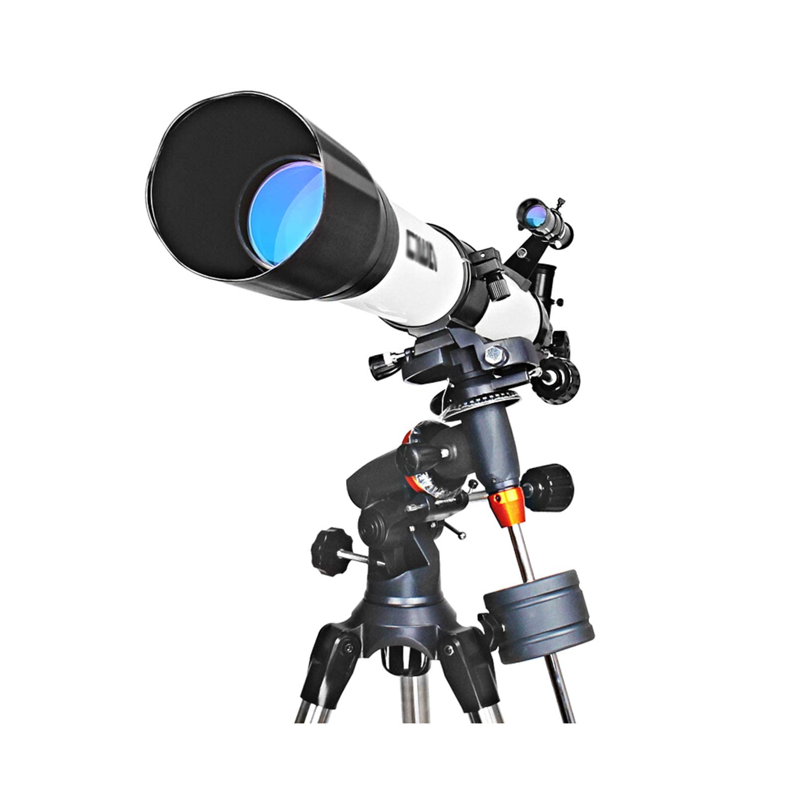 Teleskope, Astronomie-Refraktor-Teleskop mit 1000 mm Brennweite, kompaktes und tragbares Reiseteleskop, höhenverstellbares Stativ, für Kinderanfänger