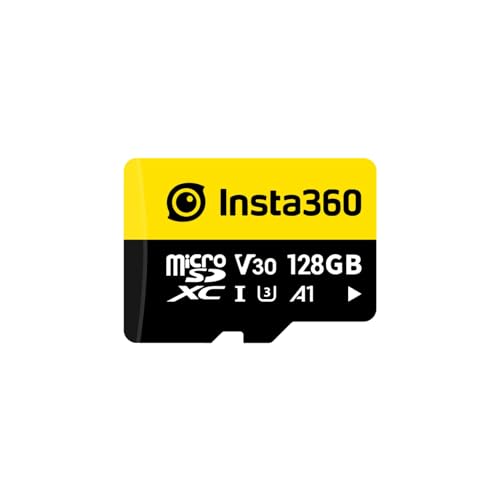 Insta360 128GB UHS-I V30 MicroSD Speicherkarte für One X/One X2 / X3 / One R/One RS/Sphere Action Kameras