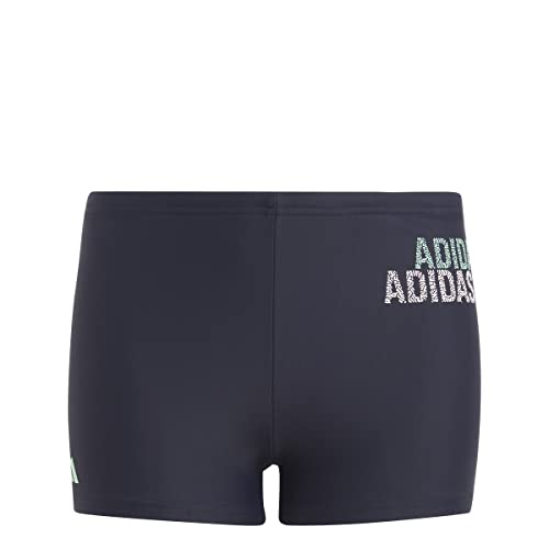 adidas Unisex Baby Swim Brief Logo Wettkampf-Schwimmanzug, Azusem/Ciasen/Weiß, 12 Meses