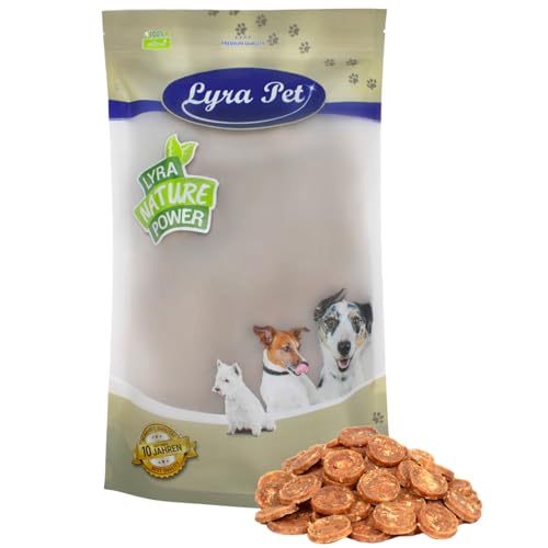 Lyra Pet® 10 kg Hühnerchips Kauchips aus Hühnerfleisch Hundefutter Snack fettarm schonend getrocknet Kauartikel für Hunde Kauspaß