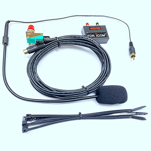 Ashikoi Handmikrofon PTT 8-polig für Radio ICOM IC2200H IC-2200H IC2720 IC-2720 IC2820 IC-2820 IC2730 IC-2730