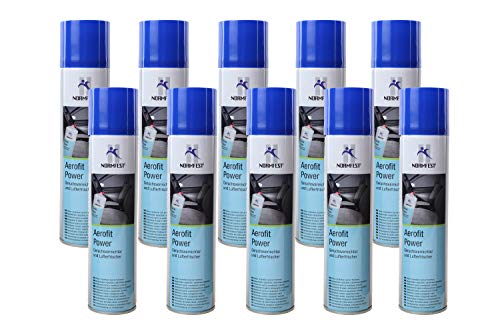 10x Normfest Himbeerduft Geruchsvernichter und Lufterfrischer Aerofit Power Raumspray (Inhalt je 400ml, gesamt 4000ml)