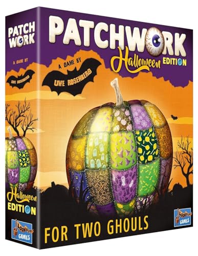 Lookout Games, Patchwork Halloween Edition, Board Game, Ages 12+, 2 Players, 15-30 Minutes Playing Time