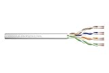 DIGITUS Roh-Patchkabel Cat-6 - Meterware Unkonfektioniert - 100 m - U-UTP Netzwerk-Kabel - LSZH - AWG 26/7 - Grau