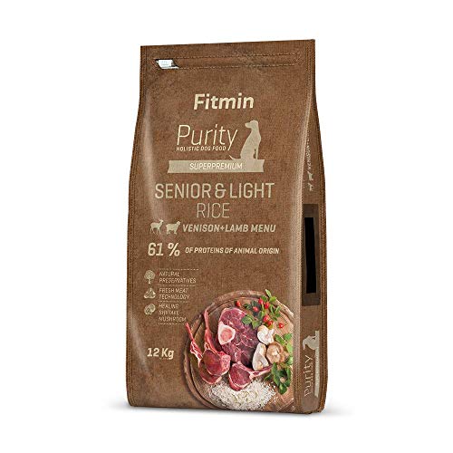 Fitmin dog Purity Senior & Light Reis, Hirsch & Lamm - 12 kg