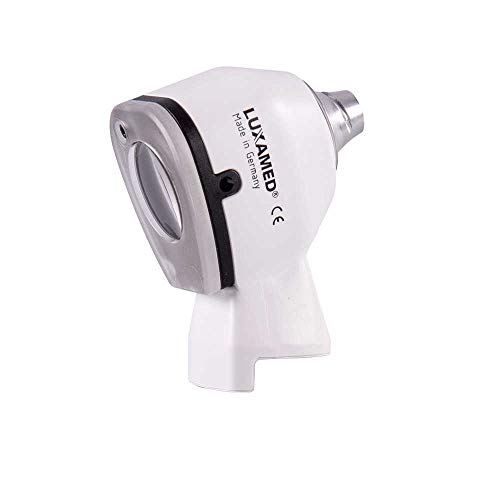 Luxamed LED Otoskop Kopf Ohrenleuchte Ohrenspiegel, für LuxaScope Auris Griff, weiß