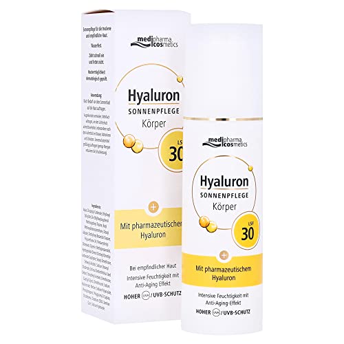 medipharma cosmetics HYALURON SONNENPFLEGE Körper Creme LSF 30, 150 ml