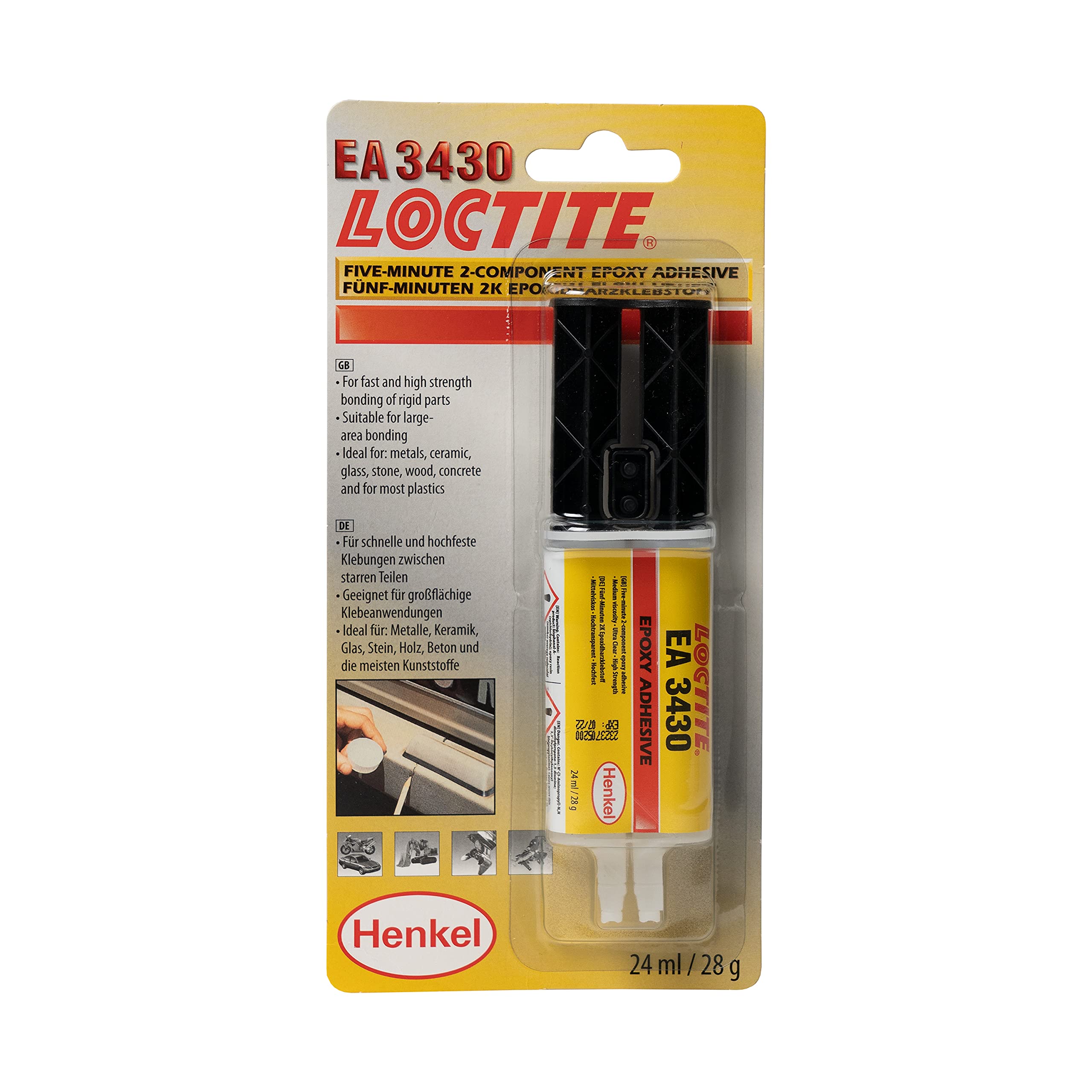 Loctite 1831745 EA 3430 Epoxidklebstoff Metal/Gummi/Kunsst. 24ml
