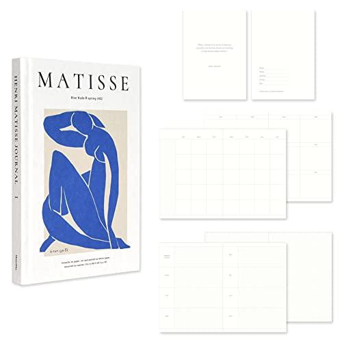 Monolike Hardcover Henri Matisse Tagebuch, HENRI MATISSE JOURNAL Ⅰ - Akademischer Planer Wochen- und Monatsplaner