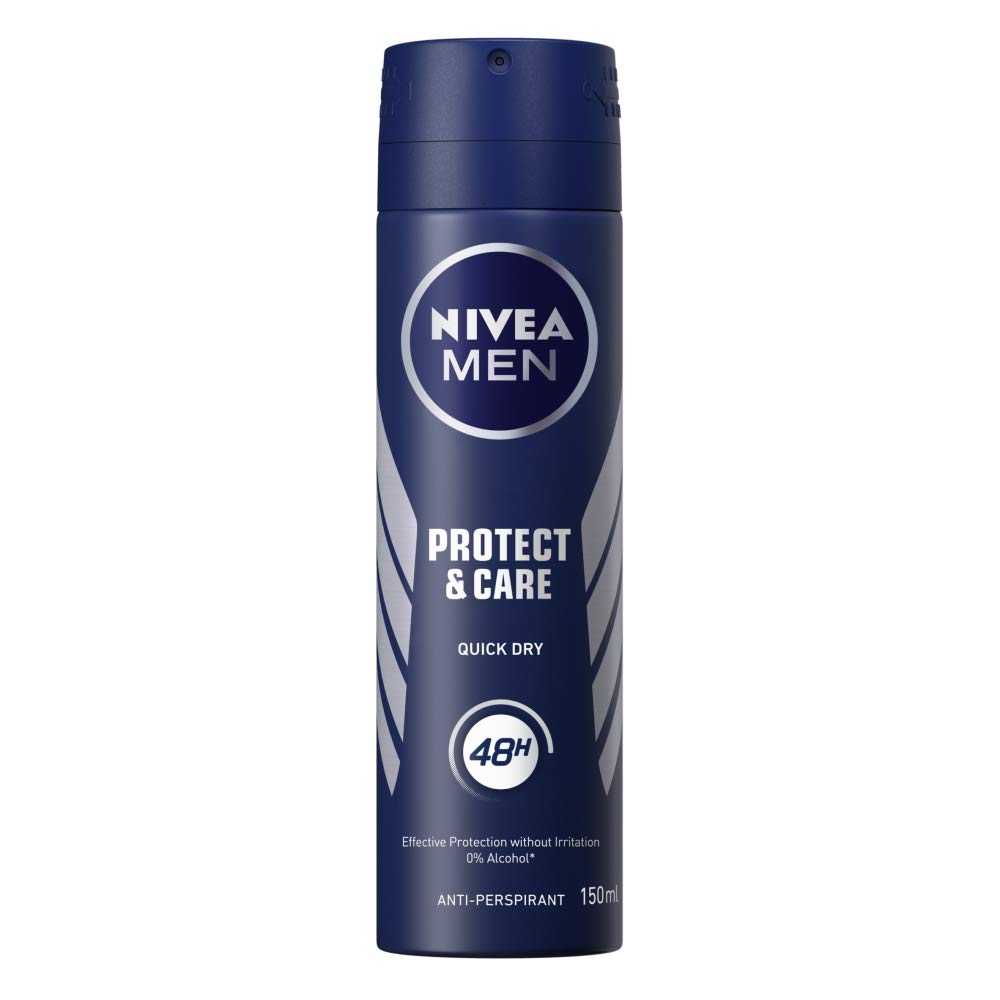 6 x NIVEA Man Deospray "Protect & Care", Anti-Perspirant - 150 ml