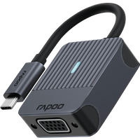 Rapoo USB-C auf VGA Adapter, Aluminium, FullHD 1080p