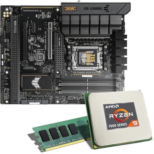 Mainboard Bundle | AMD Ryzen 9 7900X 12x4700 MHz, MSI Pro B650-P WiFi, 16 GB DDR4-RAM, 2X M.2 Port, 6X SATA 6Gb/s, USB 3.2 Gen2 | Tuning Kit | CSL PC Aufrüstkit