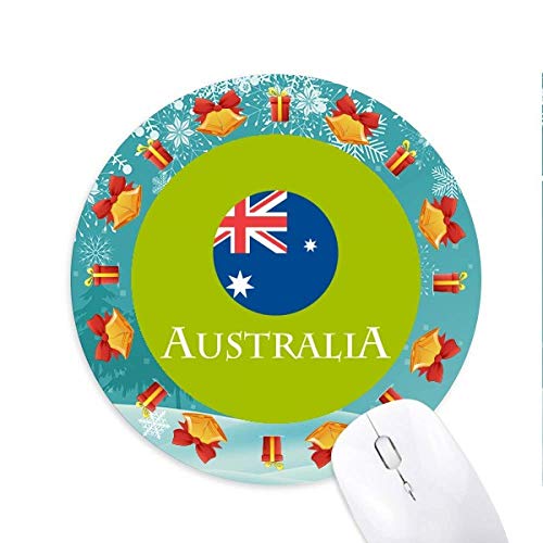 Australian Flag Kangaroo Koala Mousepad Round Rubber Mouse Pad Weihnachtsgeschenk