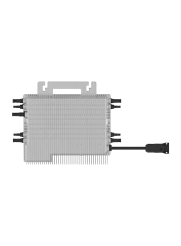 Micro-Wechselrichter Deye 1600 W SUN-M160G4-EU-Q0 mit App/WLAN-Überwachung für Balkonkraftwerk, Photovoltaik-Anlagen mit 4 Solarmodulen - IP67 wasserdicht