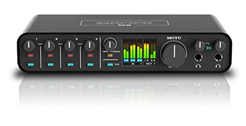 MOTU M6 6 In / 4 Out USB-C Interface - USB Audio Interface