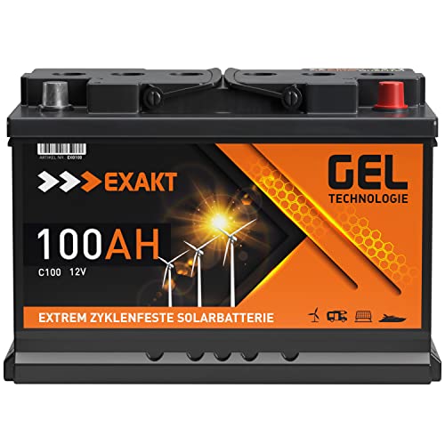 GEL Batterie Solar Wohnmobil Boot Versorgungsbatterie Akku 70Ah - 100Ah (100AH 12V)