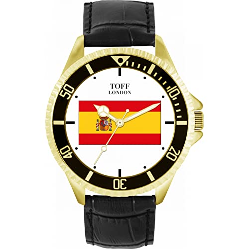 Toff London Spanien-Flaggen-Uhr