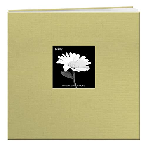 Pioneer 30,5 x 30,5 cm Buch, Stoffeinband, Album mit Fenster, rot, Soft Yellow, 30,5 x 30,5 cm