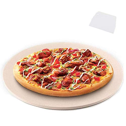 INTCHE Pizza, Runder Pizza für Grill und Ofen, Pizza, Steak, Dicke Cordierit Pizza Pfanne, Kochen & Backen