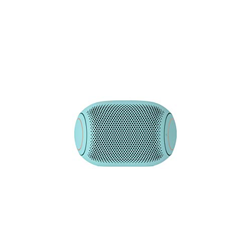 LG XBOOM Go PL2B Himmelblau - Bluetooth-Lautsprecher mit 5 W Leistung mit Meridian-Sound, Autonomie 10 Stunden, Bluetooth 5.0, IPX5-Schutz, USB-C, Sprachbefehle Google und Siri