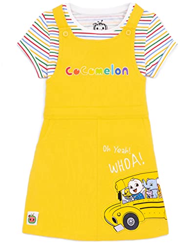 Kokomelin Pinafore Kleid Kinder Kleinkinder Mädchen T-Shirt Dungaree Outfit 2-3 Jahre