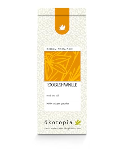 Ökotopia Roibusch Tee aromatisiert Rooibush Vanille, 5er Pack (5 x 100 g)