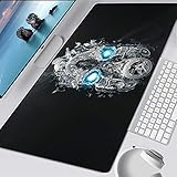 BILIVAN XXL Mauspad Gaming PC Mousepad PC Schreibtischunterlage Gamer Tastatur Großes Mauspad Wasserdicht Computer Matte Pad Teppich für Borderlands (6)