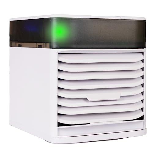 Silvergear® Mobile Klimaanlage | Luftkühler mit 3 Geschwindigkeiten + Timer | Ventilator mit Wasserkühlung | Sparen Sie Energie und Kühlen Sie Ihr Zuhause | Mini Klimaanlage ohne Abluftschlauch