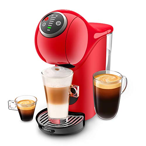 Krups GENIO S PLUS rot Kaffeemaschine Espresso Boost Temperaturregler Funktion XL KP340510