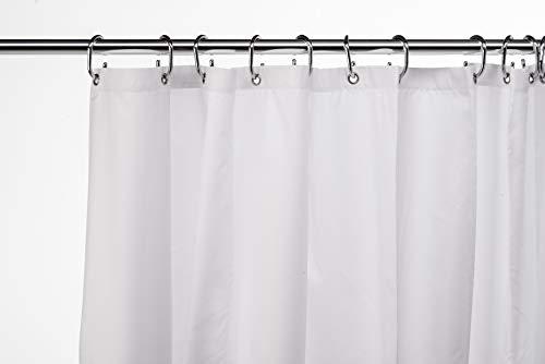 Croydex Professional Textil-Duschvorhang mit Hygiene 'N' Clean, weiß