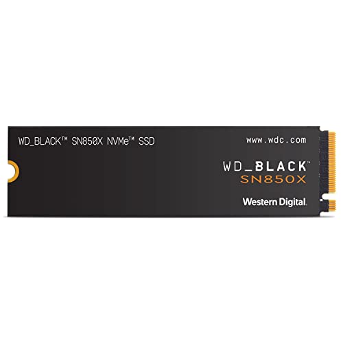 WD_Black SN850X 4TB M.2 2280 PCIe Gen4 NVMe SSD Speicher für Gaming bis zu 7.300MB/s