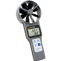 PCE Instruments Luftstrommessgerät PCE-VA 20 für Windgeschwindigkeit, Volumenstrom, Temperatur, Luftfeuchtigkeit.