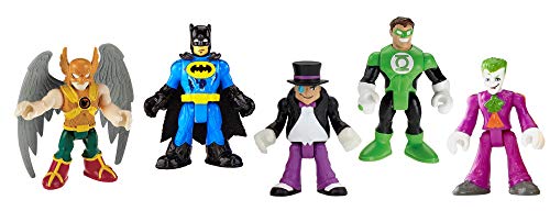 Imaginext BCXV33 DC Super Freunde Aktion Figur Spielzeug Spielset - Batman Joker Pinguin Green Lantern Hawkman