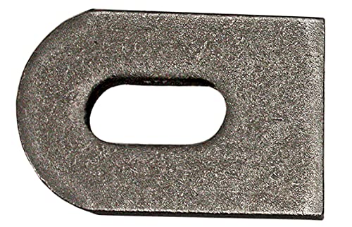 Anschweißlaschen Anschweißplatte Ankerplatte Eisenplatte Lasche für Zaunpfosten (10, 90 x 60 x M18)