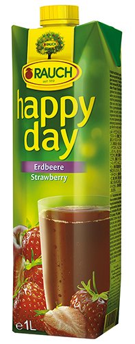 12x Happy Day - Erdbeere - 1000ml