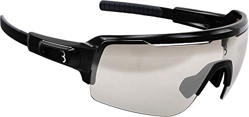 BBB Unisex-Adult Cycling Sportbrille Commander| FahradbrillemitwasserabweisendeBeschichtung| PhotochromaticRadfahrbrillemitAnti-FogWechselglãser, Black, 54 x 158 x 153 mm