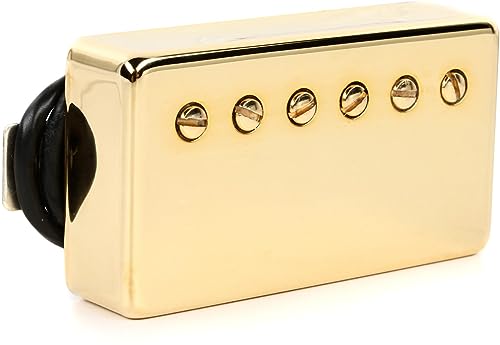 Seymour Duncan SSH-PG 1N GCOV Pearly Gates, Neck Cover gold