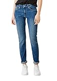 Q/S designed by Damen 45.899.71.3241 Slim Jeans, Blau (Blue Denim Medium 56z4), No Aplica (Herstellergröße: 32/32)
