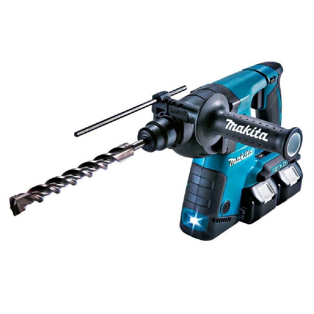 Makita DHR264Z Bohrhammer für SDS-Plus 2x18 V (ohne Akku+Ladegerät), 18 V, Schwarz, Blau
