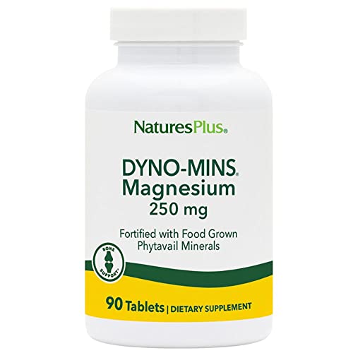 NaturesPlus 250 mg elementares Magnesium | Dyno-Mins® Magnesium | 90 Tabletten