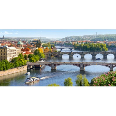 Vltava Bridges in Prague,Puzzle 4000 Tei