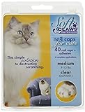 SOFTCLAWS® Krallenschutzes für Katzen,mittelgroß, Durchsichtig