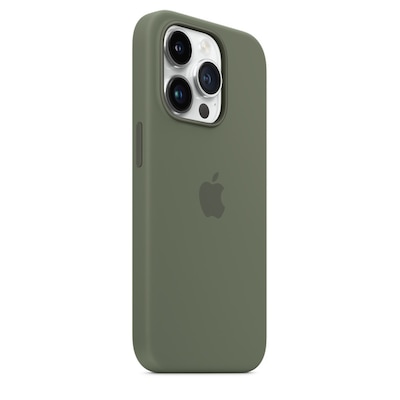 Apple iPhone 14 Pro Silikon Case mit MagSafe - Oliv ​​​​​​​